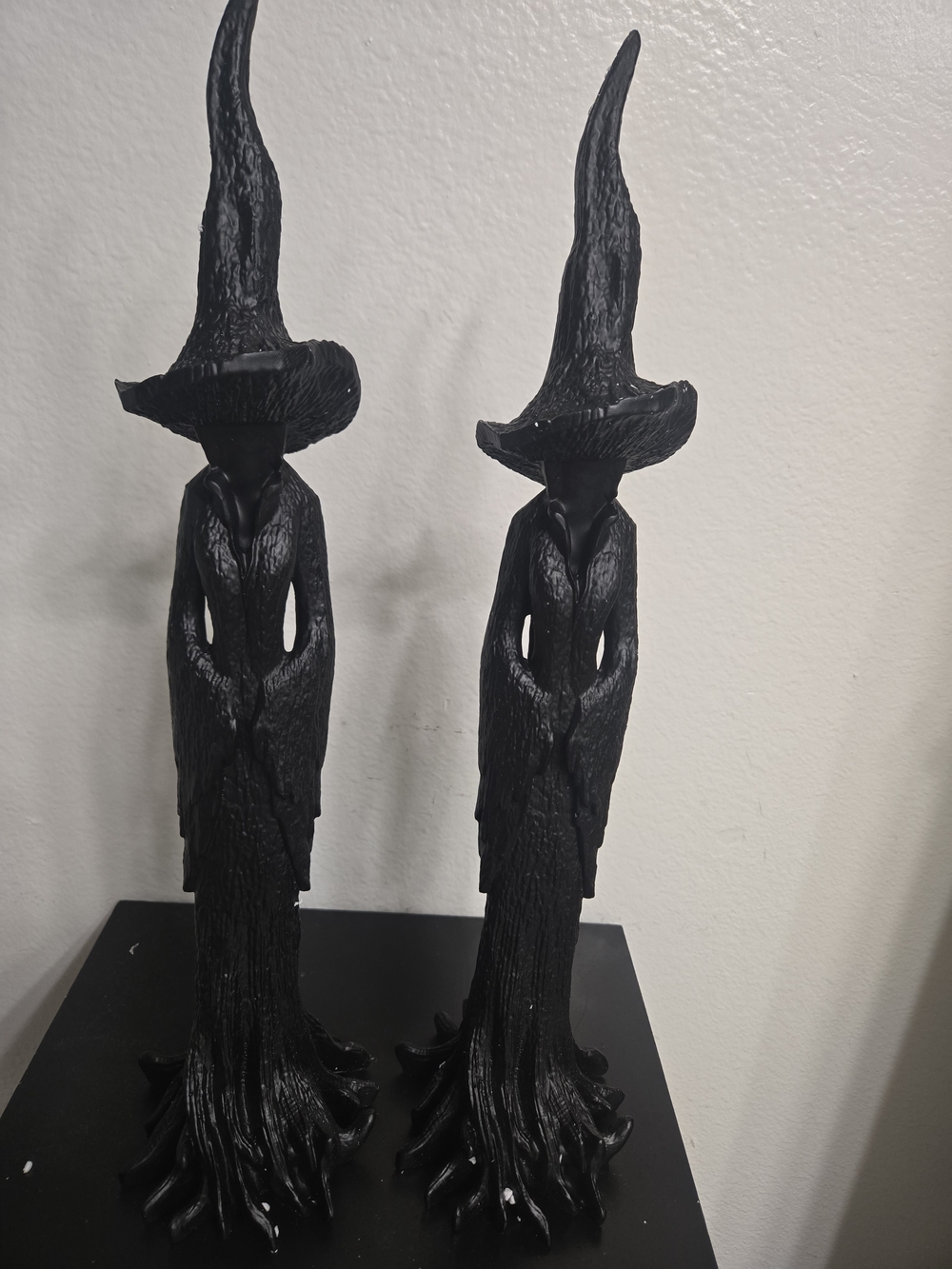 Black Witch Figurine Decorative Sculpture - Home Art